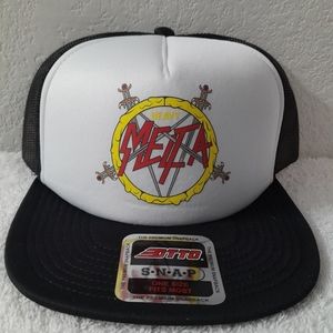 HEAVY MELTA Mesh Back Trucker Style Snapback OTTO Hat Cap